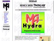 Tablet Screenshot of medicaartis.si
